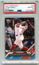 2024 Topps Now #58 - Boston Red Sox - Tyler O'Neill - PSA 10  Numbered 12/49