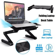 360  Adjustable Laptop Table Stand Lap Sofa Bed Tray Foldable PC Notebook Desk