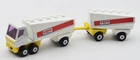 Matchbox Superfast TP17 Double Tanker Set Exxon white. Twin Pack. Lesney