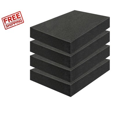 16x12x2 Inch Pick and Pluck Foam Sheets - Ideal for Guns, Crafts & Cameras