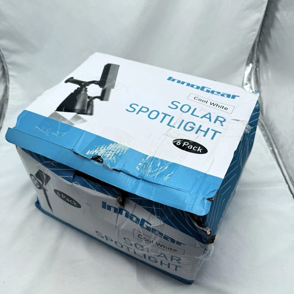 InnoGear Luces Solares Exterior, Mejoradas Impermeable Alimentado por Energía Solar Paisaje 6 un. Foto 2 de 4
