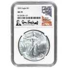 2023 Silver American Eagle $1 Don Everhart Signature NGC MS 70