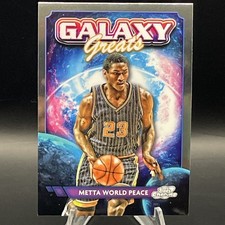 2023-24 Topps Cosmic Chrome Galaxy Greats #GG-14 Metta World Peace Pacers