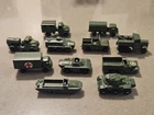 Nine (11) Vintage 1950's - 1970's Matchbox Lesney Army Military Vehicles BPW