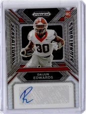 2024 Panini Prizm Draft Picks #SS-DES Daijun Edwards Sensational Auto Silver