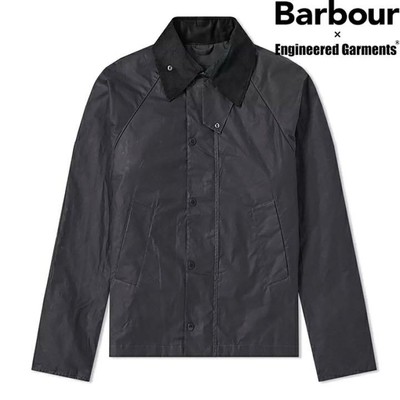 Barbour x Engineered Garments Graham Wax Jacket in Navy, Size S