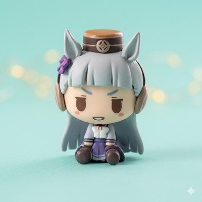 Uma Musume Pretty Derby Gold Ship Mini Figure Anime Model Statue Toy Collectible