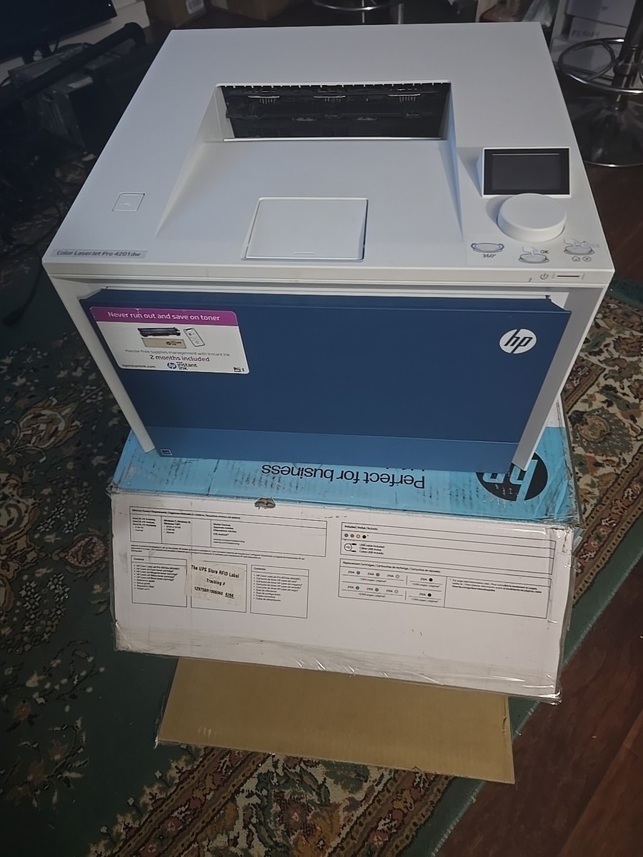 HP LaserJet Pro 4201dw Wireless Duplex Color Laser Printer 4RA86F
