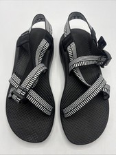 Chaco Z/Cloud Women's Size 9 Sport Sandals, Level B W, Black and White Color New