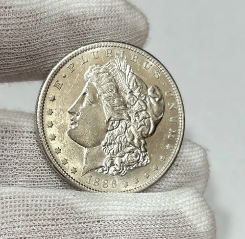 1886 S Morgan Silver Dollar MS++ Rare HIGH BOOK UNC. WOW LOOK