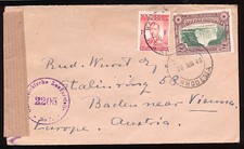 S.RHODESIA 1949 CENSORED COVER TO AUSTRIA    A951