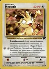 Meowth 62/82 Team Rocket Italian Vintage 2000 WOTC Pokemon TCG Card