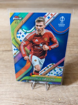   Topps Finest 2024-2025 / Rasmus Hojlund / Manchester United / 75