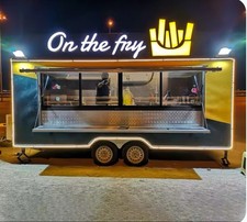 Fully Equipped Mobile Kitchen Food Trailer - Customizable Sign Food Truck