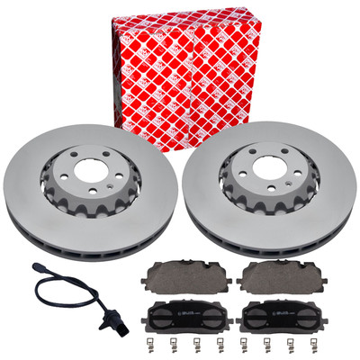 FEBI Bremsscheiben 349mm Beläge WAKO Vorne für AUDI A6 C8 A7 Sportback
