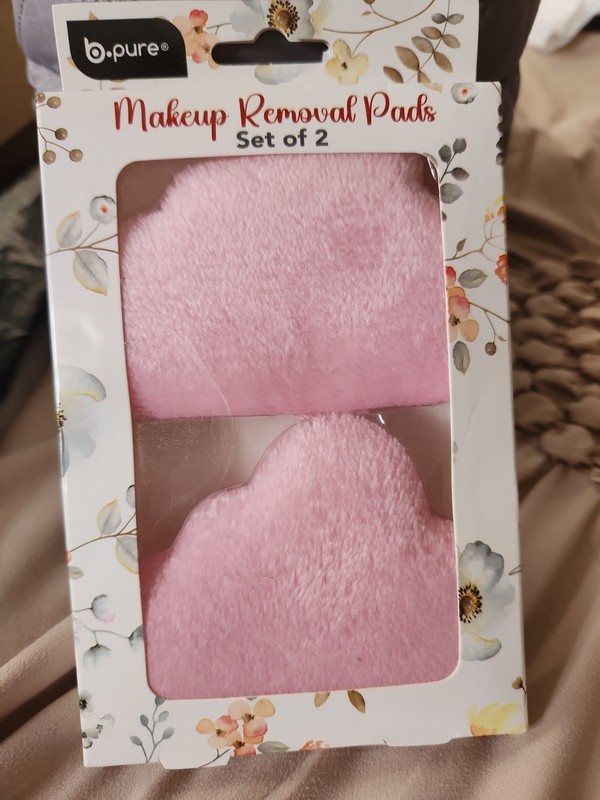 Make Up Remover Pads Set Of 2 Pink