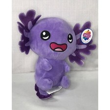 Nanco Purple Axolotl Plush Stuffed Animal Toy Violet PL-AX007 8 Inch