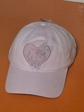 Hello Kitty 50th Anniversary Pink Baseball Cap with Ribbon Tie Back Rare NWT