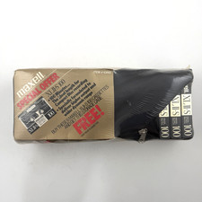 MAXELL XLII-S 100 6 Pack Cassette Storage Case NEW SEALED RARE High Bias Type II