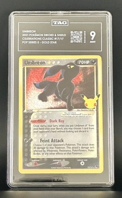 Umbreon Star 17/17 Celebrations: Classic Collection Holo for sale