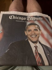 Chicago Tribune Barack Obama Newspaper Election & Inauguration 2008 / 2009