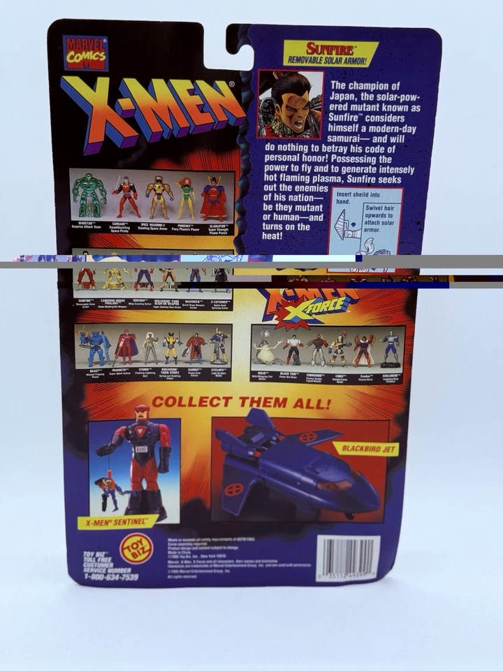 90'S TOYBIZ X-MEN MIXED ACTION FIGURE LOT OF 8 - MUTANT GENESIS/X-FORCE - NEW - Image 3 of 4