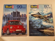 2x Revell Modellbau Katalog Kollektion 1997 1999 2000 Modellbausätze