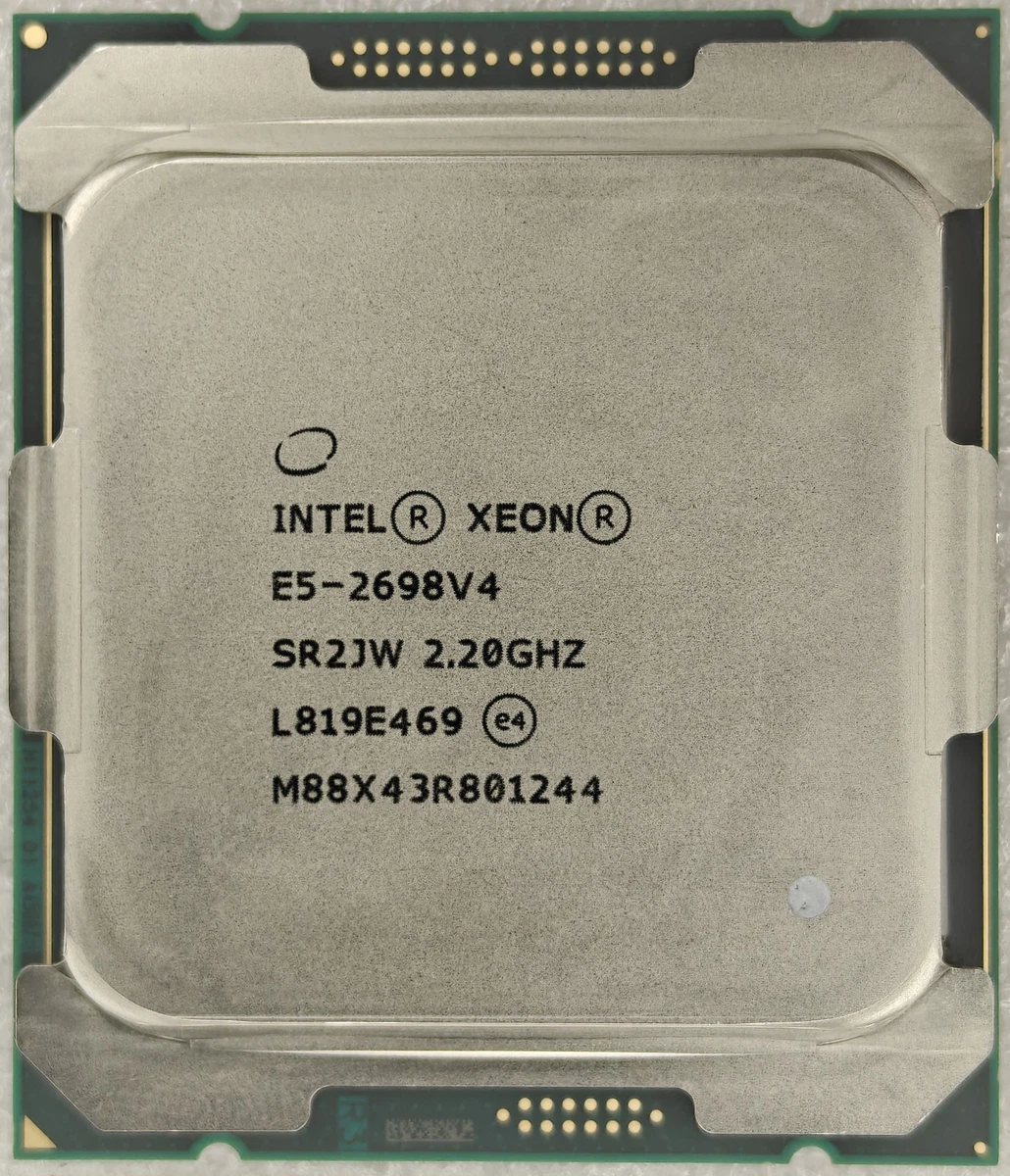 Xeon Intel Xeon E5-2698 V4 Processor Model Computer Processors