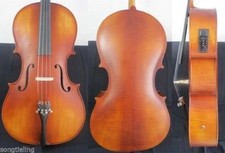 4/4 New Electric Cello powerful Sound Solid Wood Maple & SPruce #11129