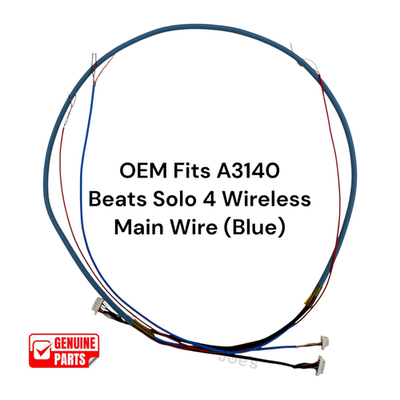#ad Genuine Beats Solo 4 Wireless Main Internal Wire Assembly A3140 Blue – Parts $29.99