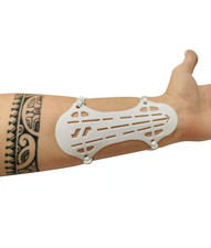 Protège bras HARD SEBASTIEN FLUTE Couleur Blanc Archery Winarchery