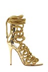Women's Open Toe Lace Up Ankle Straps Braided Heeled Sandals US10 — photo 2