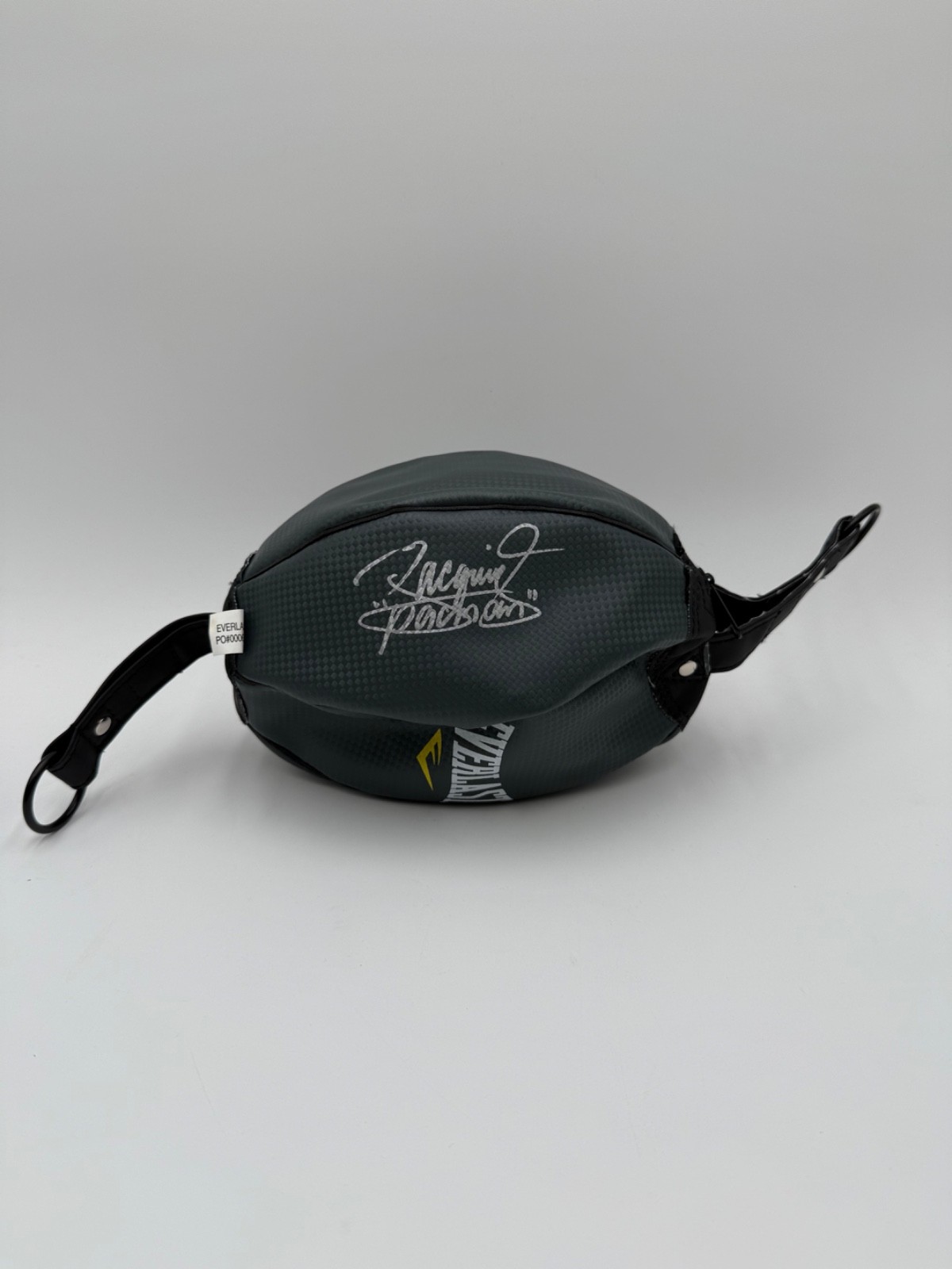 Manny Pacqui o Autographed Signed Manny Pacquiao Official Everlast Speed Bag PSA Authenticed 