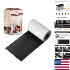 3x60in Black Leather Repair Tape - Self-Adhesive Patch for Perfect Restorations