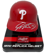 Jayson Werth Signed Rawlings Philadelphia Phillies Mini Batting Helmet PSA 521