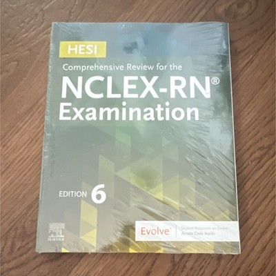 HESI Elsevier NCLEX-RN Comprehensive Review Edition 6 Nursing Study Guide