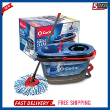 O-Cedar RinseClean™ Mop & Bucket | Clean Water System | Removes 99% of Bacteria
