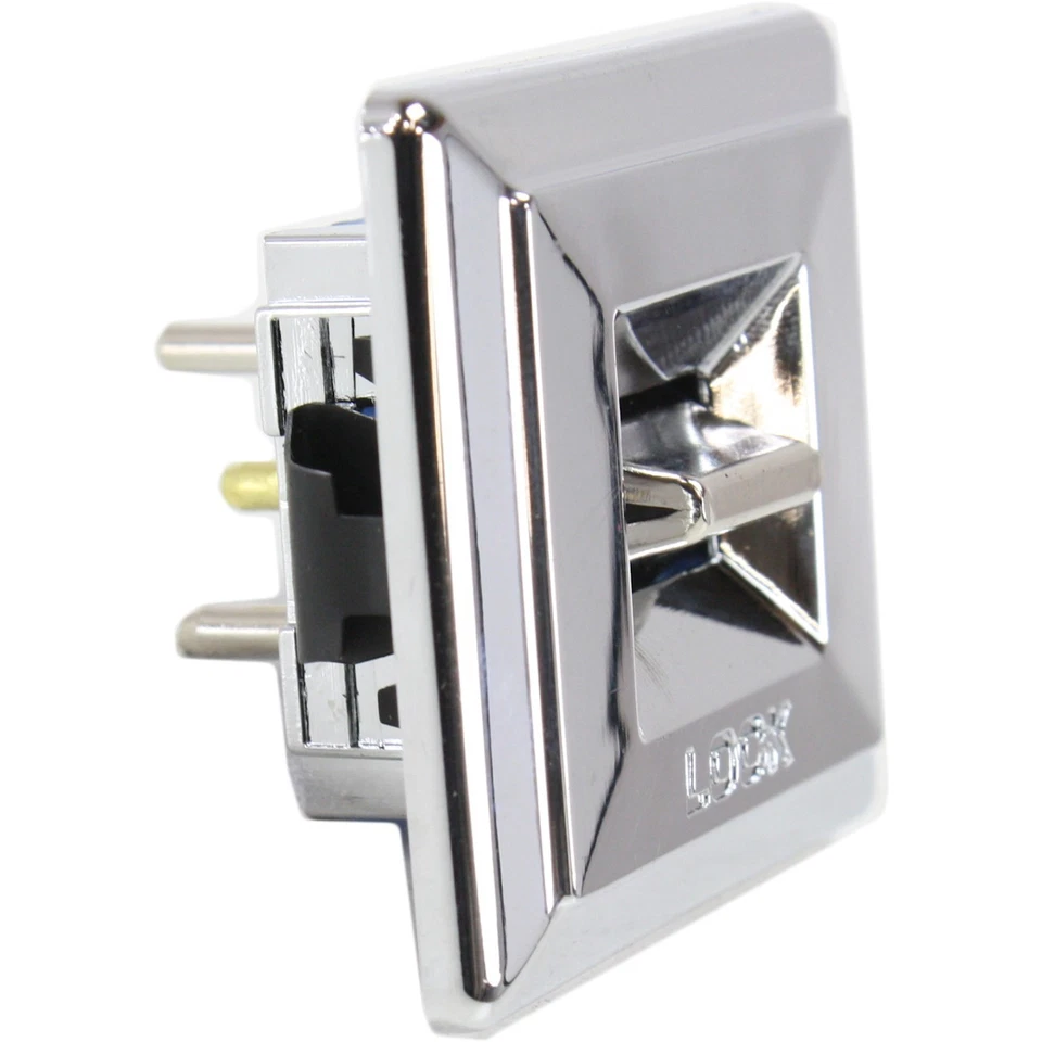 Interruptor de bloqueo de puerta eléctrico izquierda/derecha derecha y bisel para camioneta GMC Chevy 77-93 Foto 3 de 4