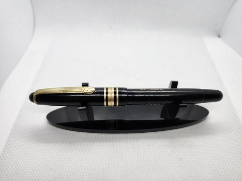 1950s VINTAGE GERMAN EDELSTAHL 12 GLEITSPITZ 3 GOLD BAND FOUNTAIN PEN