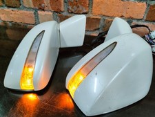Honda FRV Wing Mirror 03-07 BE3 BE8 PAIRS Wing Door Power Fold IWith Lamp WHITE