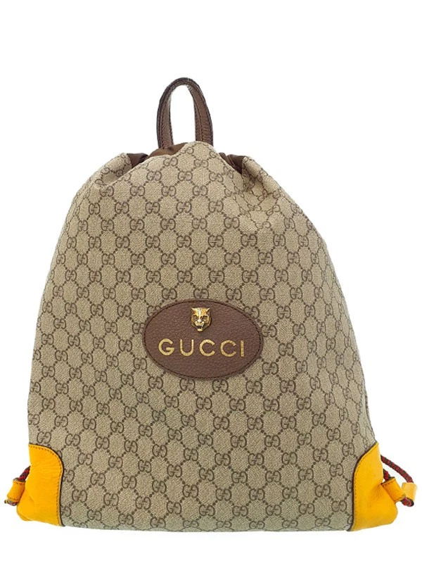Sac à dos Gucci Gg Supreme toile cordon 473872 homme garantie 1 semaine occasion