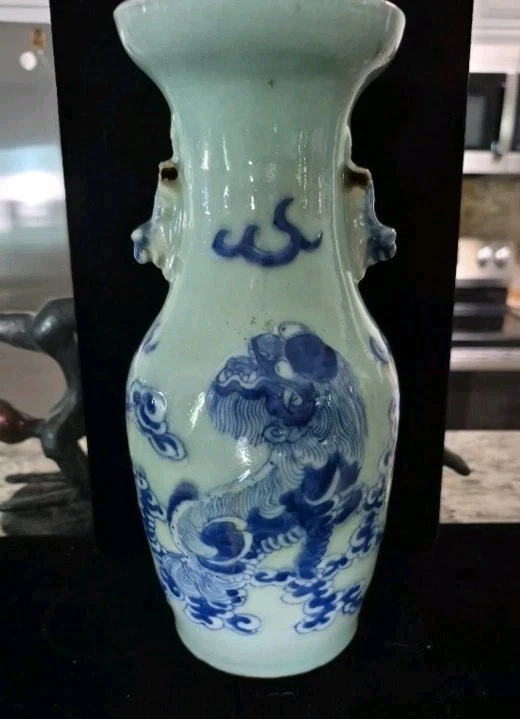 蓝色1800-1849 中国古董花瓶| eBay