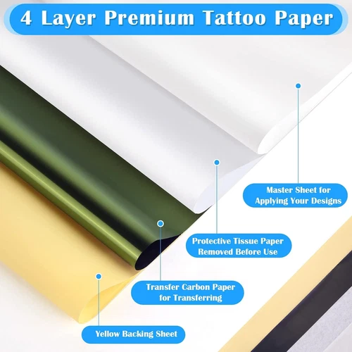 Papel De Transferencia De Tatuaje 50 Hojas Para Transferencia De Tatuaje image 4