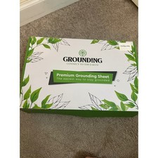 NEW GROUND NG Premium Grounding Fitted Sheet Queen 2 pillow case Sz 60"x80" gray