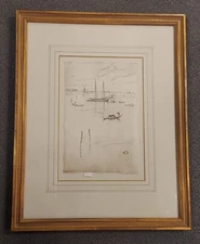James Abbot McNeill Whistler - The Little Lagoon Museum Quality Etching