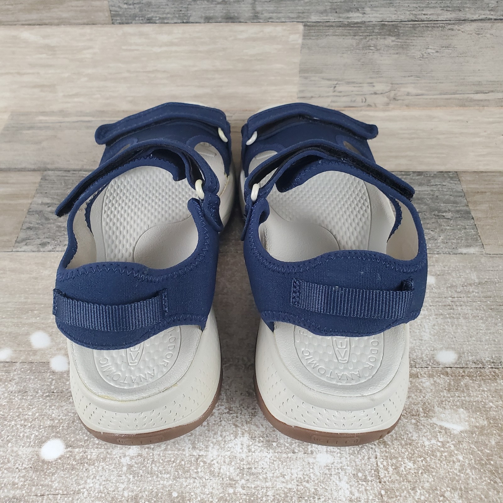 Sandali donna Keen Astoria West con cinturino a T taglia 9 5 comodi blu navy punta aperta slingback