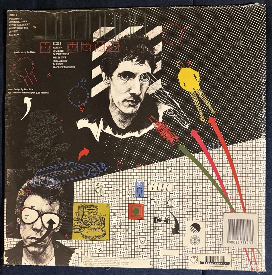 THE VIBRATORS - "V2" - LET THEM EAT UK (2013) - SEALED GRAY VINYL - FREE SHIP! - Image 2 of 3