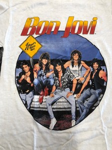 bon jovi vintage t shirt