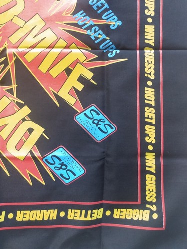 S S Cycle Performance DYNO Harley Davidson Bandana BLK Flame Graphics Iron On - Picture 6 of 9