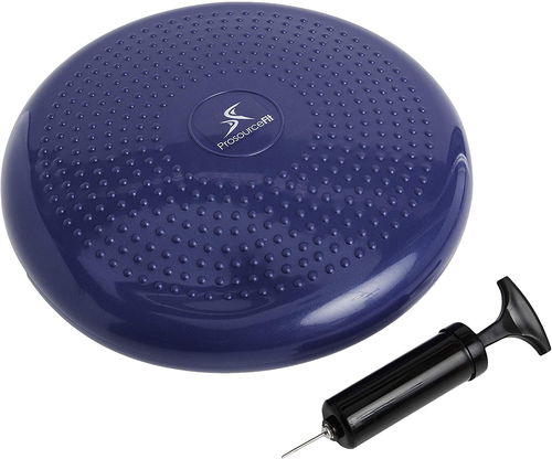 Prosourcefit Core Balance Disc Trainer, 14” Diameter with Pump for Improving Pos - Picture 11 of 12